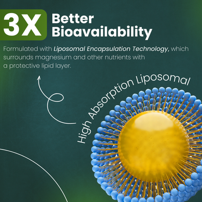 Nutrolis Triple Magnesium 440mg | High Absorption with Vegan D3 & B12