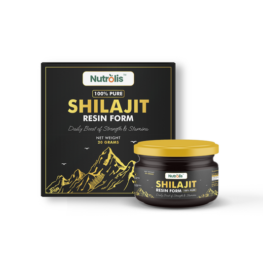 Nutrolis 100% Pure Shilajit Resin – Daily Boost for Strength & Stamina (20g)